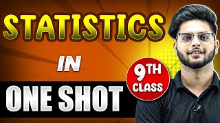 STATISTICS in 1 Shot  FULL Chapter Coverage ConceptsPYQs  Class 9th Maths [upl. by Dinesh754]