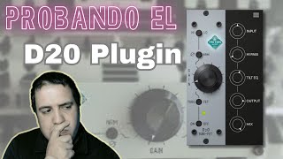 review D20 PLUGIN el Preamp de Valvulas hecho Plugin [upl. by Voltz]