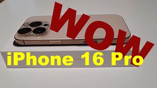 APPLE IPHONE 16 PRO UNBOXING  WOW  WÜSTENSAND TITAN [upl. by Sadirah992]