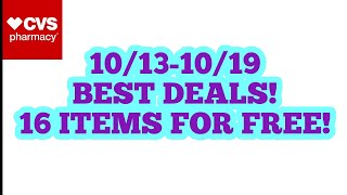 16 ITEMS FOR FREE GLITCHES CVS BEST DEALS 10131019 SEE PINNED COMMENT FOR UPDATES [upl. by Aihsenad]