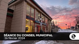 20240226 conseil municipal de RouynNoranda [upl. by Rutherfurd]