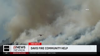 Community support for those impacted by the Davis Fire [upl. by Hamil]