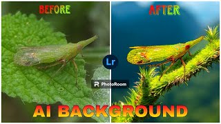 AI BACKGROUND PHOTOROOM  LIGHTROOMphotoroom lightroom [upl. by Tarrant]