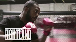 Straight Right Punch with Jon Jones Fight School [upl. by Hajile]