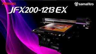 JFX2001213 EX  Midsize UVLED Flatbed Inkjet Printer  Samafitro Surabaya [upl. by Madelena]