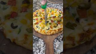 Veggie pizza ganivlogs shortvideo trendingshorts minivlog food [upl. by Conlin954]