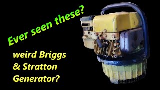 Old Weird Briggs amp Stratton Generator Will it Start [upl. by Folberth]