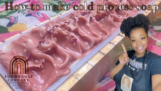 How to make cold process soap detailed video  For Us Soap Company [upl. by Ettevad]