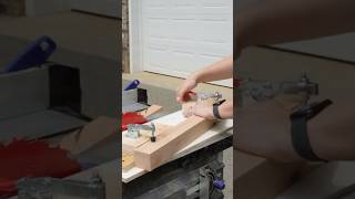 Using a tapering jig to taper legs at the table saw woodworking diy woodworkingjigs [upl. by Acila]