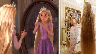 10 Real Rapunzel Haircuts For Princesses [upl. by Hsirahc853]