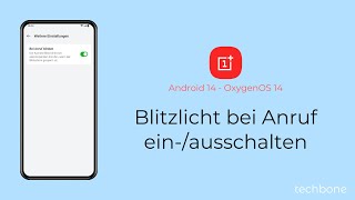 Blitzlicht bei Anruf einschalten oder ausschalten  OnePlus Android 14  OxygenOS 14 [upl. by Aim]