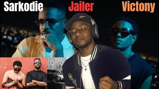 Sarkodie feat Victony Jailer Official music Visualizer Reaction [upl. by Komarek]