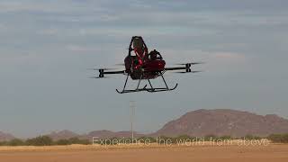 DRAGON Ultralight eVTOL Desert Flight Test [upl. by Ilatfen]