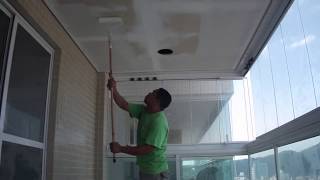 APLICANDO SELADOR EM TETO DE DRYWALL [upl. by Diane]