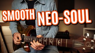 Beautiful NEOSOUL Licks Great for Electric Guitar Bluesy to Jazzy [upl. by Syman499]