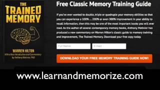 Free Memory Training Guide [upl. by Maril]