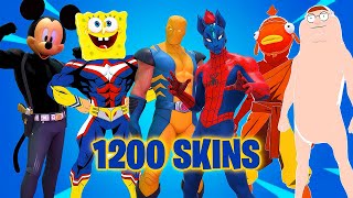 All Custom 1200 Skins Requested By You Parts 1100 fortnite [upl. by Dnamra845]