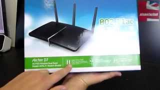 TPLink Archer D7 AC1750 Unboxing amp Overview [upl. by Chuck]