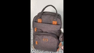 BabbleRoo Diaper Bag Review [upl. by Einahc444]