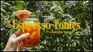 Three simple espresso tonic recipes to try this summer [upl. by Chill]