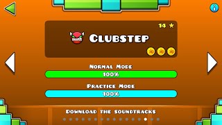 Geometry Dash Lite Clubstep Demon complete all coins [upl. by Sammy790]