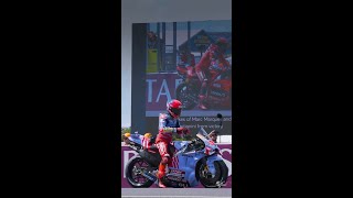 Bumpy start but a smooth finish 🏁😎motoGP Marcmarquez [upl. by Zsa]