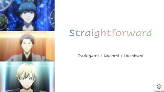 STARMYU Straightforward TsukigamiUozomiHoshitani ENG Lyrics [upl. by Joost]