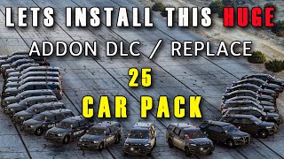 How to install a DLC Addon Car Pack for GTA 5 LSPDFR [upl. by Nwahc]