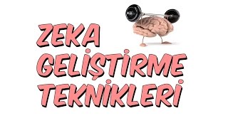 7dkda ZEKA GELİŞTİRME TEKNİKLERİ [upl. by Morly174]