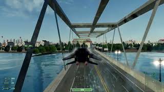 Sky Gamblers AS2  Performing A Herbst Maneuver Through A Bridge Canopy [upl. by Zarla842]