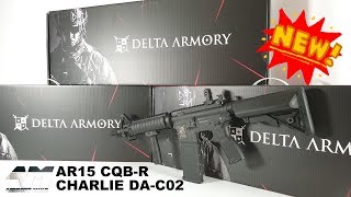 DELTA ARMORY AR15 CQBR CHARLIE  Airsoft Unboxing [upl. by Ange]