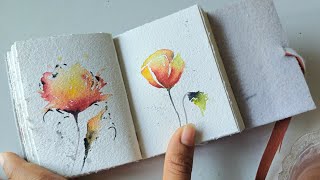 Get creative with watercolor journalpage3 [upl. by Wivinia]