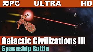 Galactic Civilizations III gameplay HD  Spaceship Battle  PC  1080p [upl. by Introk]