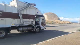 Burrtec Trash Trucks at Agua Mansa Rd in Riverside [upl. by Leigh]