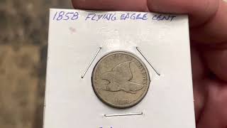 A new flying eagle one cent penny from Old Country Coin Collector [upl. by Odarnoc]