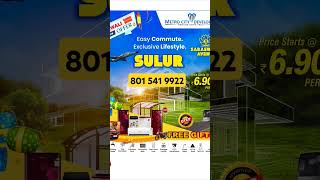 Best Investment Sulur Coimbatore youtube shorts investmentproperty airforce sulur dtcp land [upl. by Yleik]