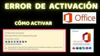 ✅Solucionar ERROR DE ACTIVACIÓN de Microsoft Office 2024  ACTIVACIÓN DE OFFICE [upl. by Carew]