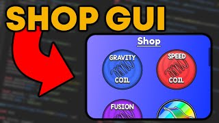 How to Make a Shop GUI in Roblox Studio 2024  Earn Robux [upl. by Laenej]