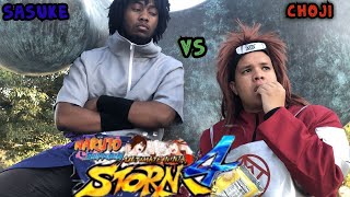 Naruto Shippuden Ultimate Ninja Storm 4 in real life pt2 Hood Anime [upl. by Sidnak]