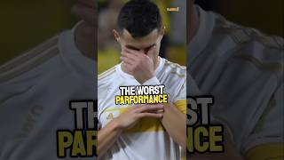 Ronaldo was in tears after missing the first PENALITY in the saudi league💔😳 that hurts ngl😥 [upl. by Malvie]