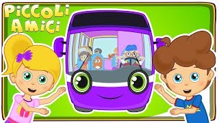 Le Ruote del Bus 🚍 e molte altre Canzoni per Bambini con Piccoli Amici [upl. by Rimidalb]