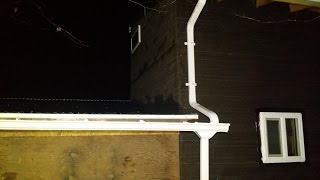 Installing Off Grid Shed Rain Gutters amp New DuraVent Wood Stove Pipes [upl. by Ashbey]