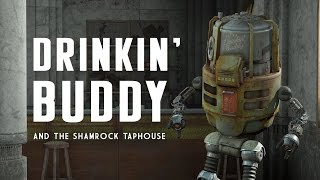 Drinkin Buddy and the Shamrock Taphouse  Find All Gwinnett Recipes  Fallout 4 Lore [upl. by Draner]