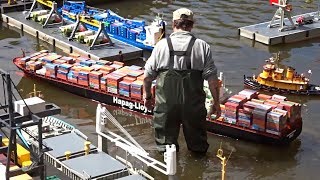 RC Schiffe amp RC Boote mit Hafen  Radio Control RC  MSK St Peter Badweiher Hock 2019  Teil 2 [upl. by Drucie]