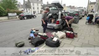 Bookshop Band Foxy tour Packing the Micra in Wigtown [upl. by Oicram754]