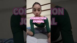 CORRECTION JOURNAL ballerinaballetjournaldancerprotipcorrectionballetcorerealityrehearsal [upl. by Tsugua]