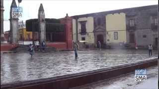 San Miguel de Allende Gto Lluvia en SMA 2013 Portalsmamx [upl. by Ynaffi]