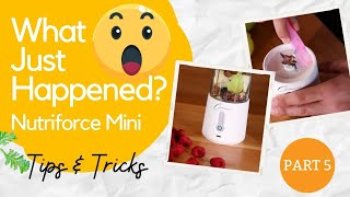 Troubleshooting your portable blender  Nutriforce Mini  Tips amp Tricks 5 [upl. by Barrington]