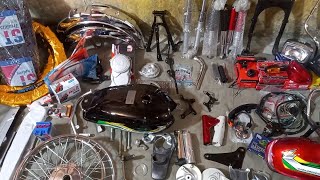 Old 70cc Bike Convert In New Bike  Motercycle Spare Parts  lahoridrives [upl. by Nnahaid]