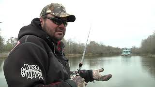 Greg Hackney Fishes the Pre Spawn in Bitter Cold Weather [upl. by Rotceh603]